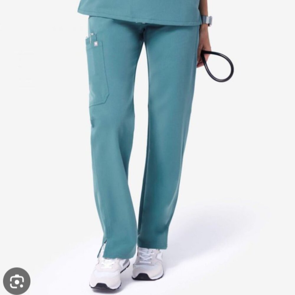 Figs Kade Cargo Scrub Pants - Hydrogreen - XS